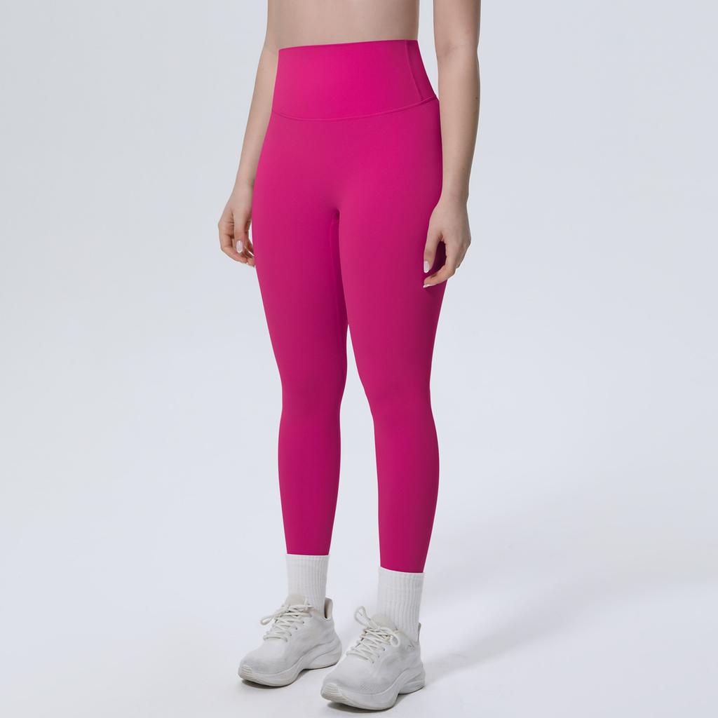 Leggings de course et d'entraînement taille haute, moulants; leggings de fitness push-up; leggings de yoga sexy, moulants, de couleur unie pour le Pilates