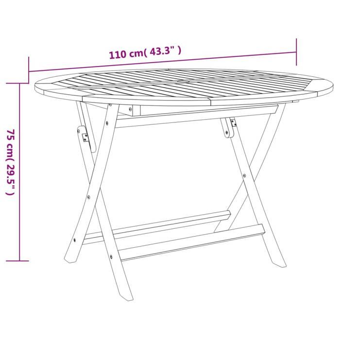 VidaXL Ensemble à Manger de Jardin 5 pcs, Chaises et Table à Dîner, Meubles de Terrasse Patio Extérieur, Rétro, Bois 3203353