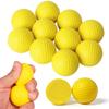 6/12/18PCS Yellow PU Golf Practice Training Balls for Beginners Outdoor Park Grass Dog Running Chasing Game Props Pet Favors ZYF