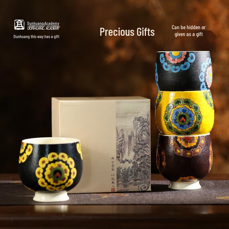 Dunhuang Auspicious Ceramic Tea Cup