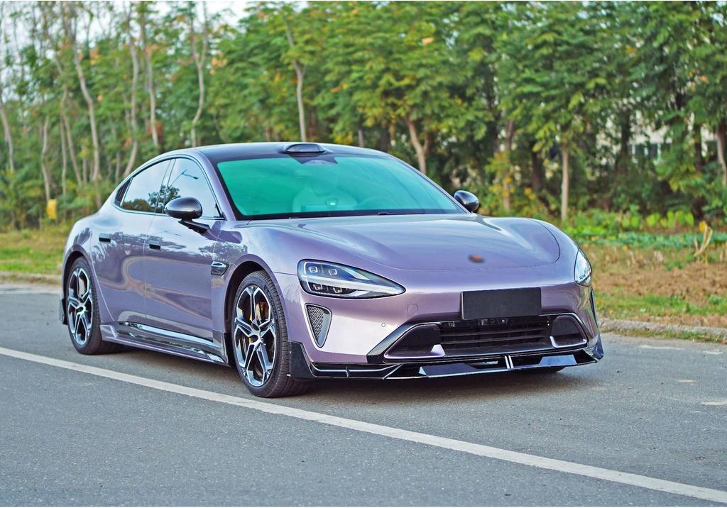 Fits Xiaomi SU7: MC Style Rear Spoiler, Front Lip, Side Skirts, Rear Bumper, and Diffuser Kit