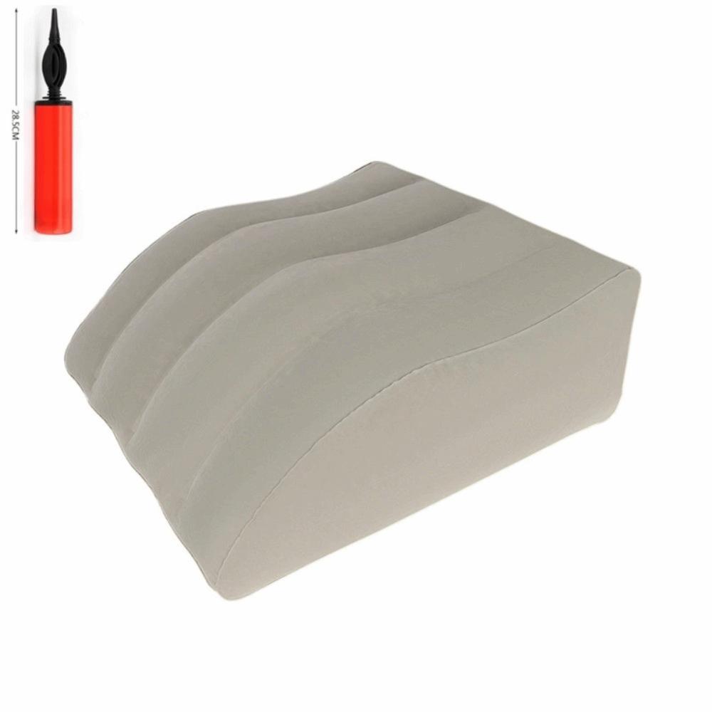 Comfortable Flocking Inflatable Leg Swelling Relief Swelling Hip Foot Knee Cushion Trapezoidal Foot Support Travel