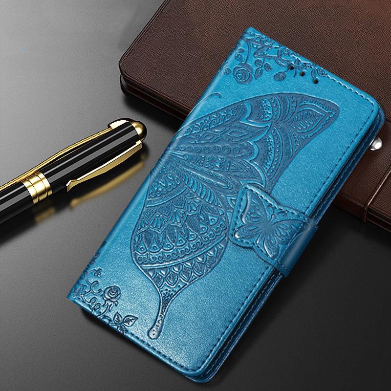 

Кожаный флип-чехол с бабочкой для Samsung Galaxy A12 A32 A02S A42 A52 A72 A21S A51 A71 P50 P40 P30 Redmi Note 10 Pro iPhone 12 11 Pro Max откидной чехол Samsung Galaxy A12 синий