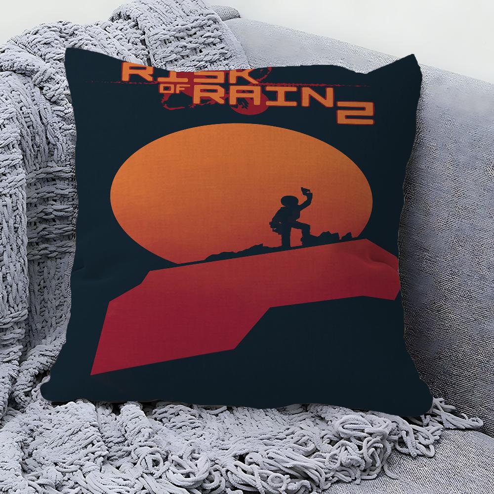 Risk Of Rain Pillowcase Toon Gift Cushion Cover Bedroom Home Sofa Chair Seat Decor Pillow Case