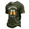 Men's Short Sleeve T Shirt Beer Festival Oktober Fest Graphic Tee Casual Comfortable Crew Neck Summer Top