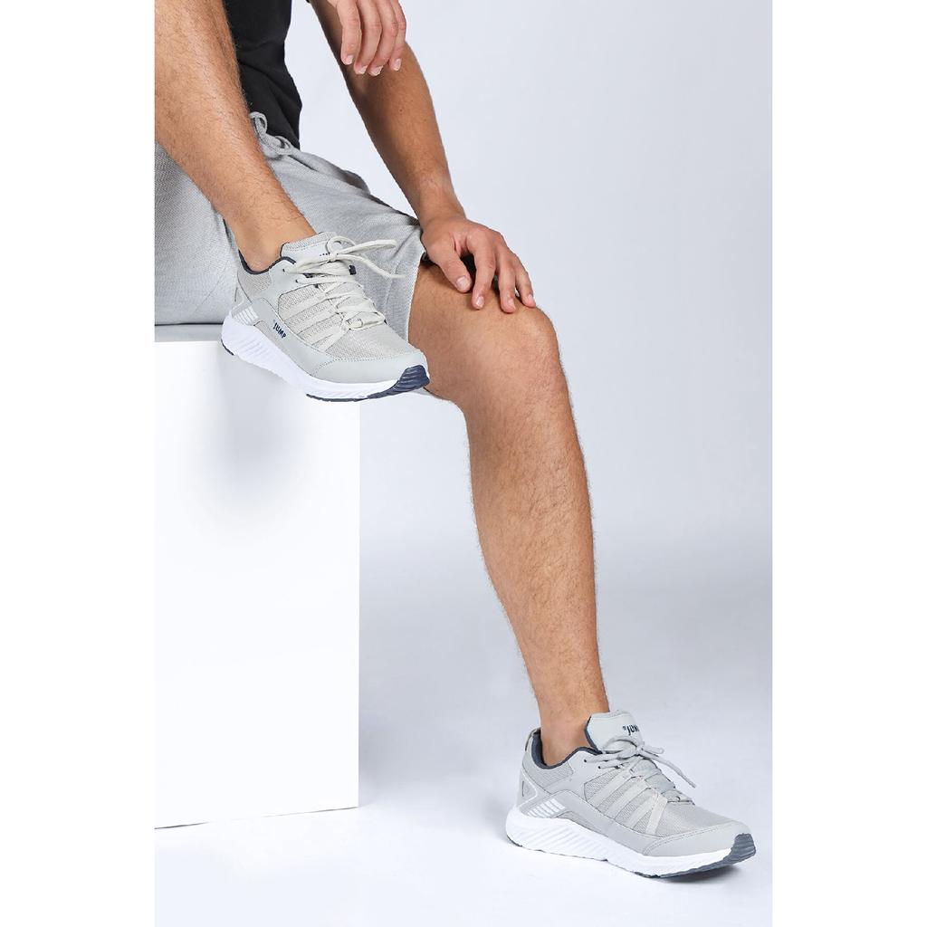 24865 Světle šedá - námořnická modrá pánské tenisky pro volný čas, sportovní obuv