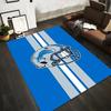 Detroit Lions Football Helmet Design Rug Non-slip rug suitable for living room and bedroom sofas.