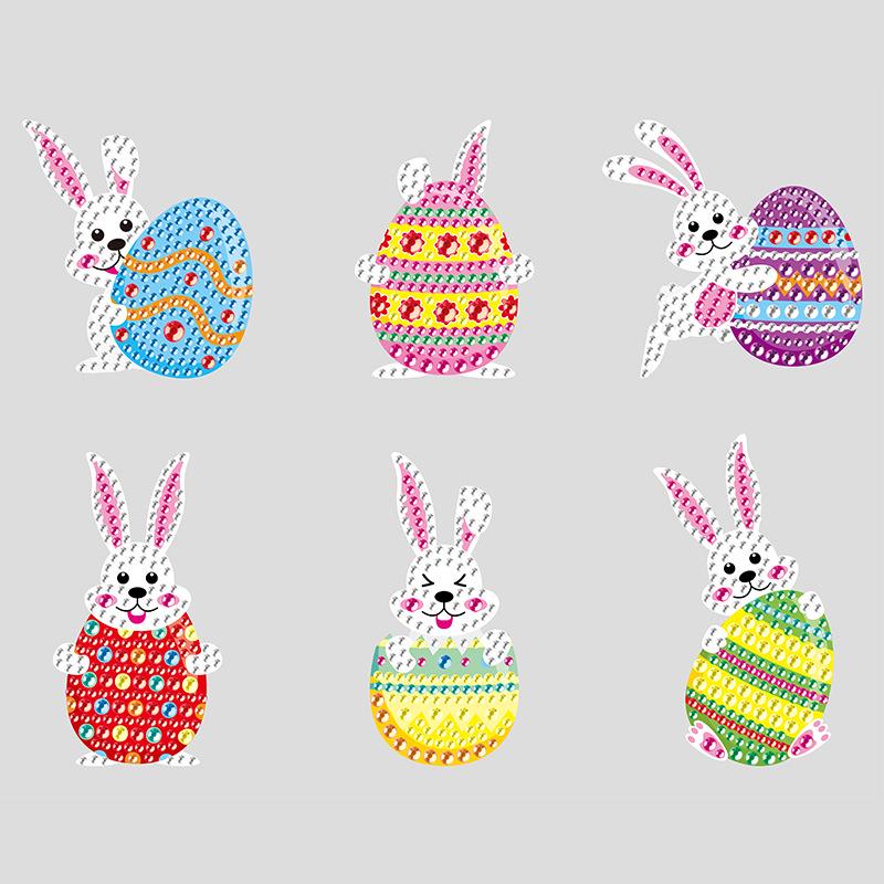 Easter Cartoon DIY Diamond Painting Stickers - Decorative Handmade Craft Kit