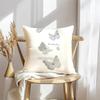 Beautiful Butterfly Cushion Cover Soft Plush Throw Pillow Cover | Double-Sided Decorative Cushion Case | Sofa Bedroom Home Decor