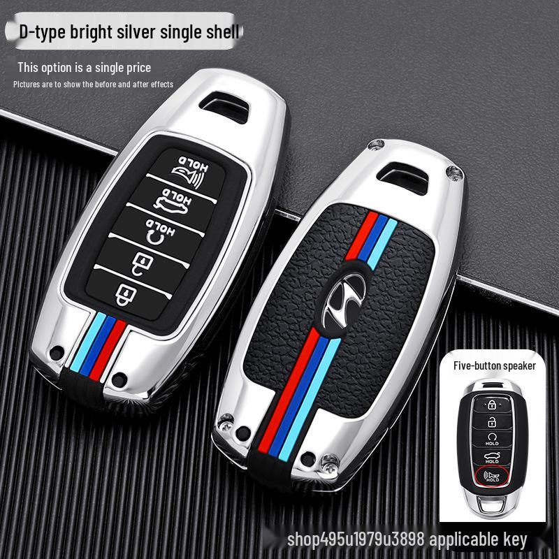 Elantra Key Case for Hyundai: Metal Shell for Mistra/Festa/ix35 Models 2022
