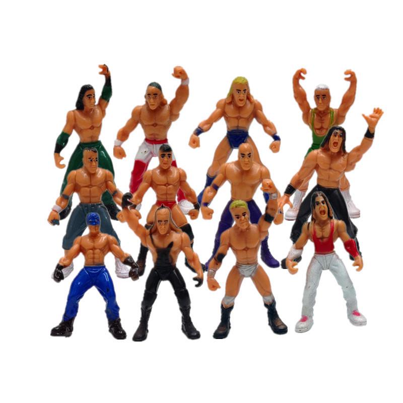 Crossfighter Gladiator Ring Set: Children's Wrestler Figurine Toy Model