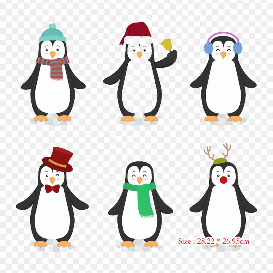 

Рождественская верхняя одежда Утюг на теплообмене Печать Виниловые патчи Наклейка для одежды DIY Аппликации Моющиеся пластыри