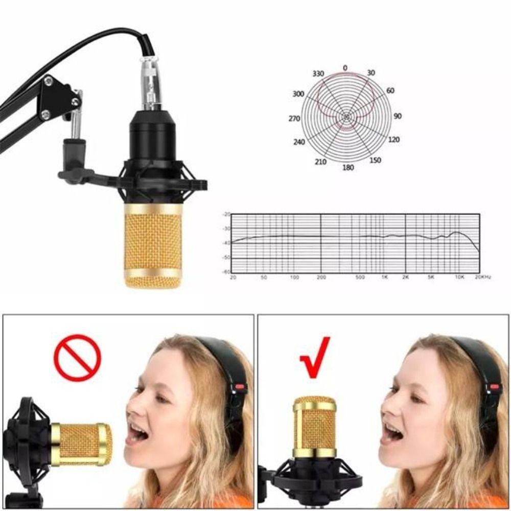 Streaming Condenser Microphone Kit BM800 Voice Changer Microphone  Streaming Audio Smartphone