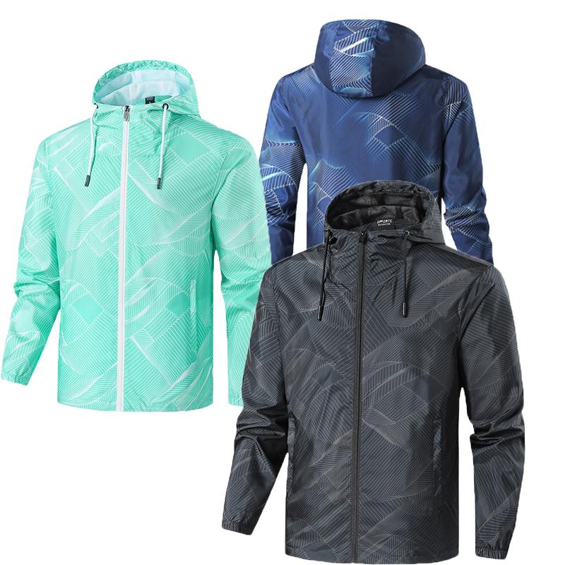 Giacche Outdoor da Uomo con Cappuccio Antivento e Impermeabili Giacche da Trekking Qualità Giacca a Vento da Uomo Tuta Assalto