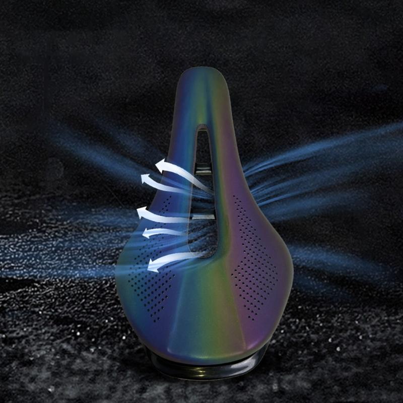 PU Leather Bike Saddles Seat Pad Breathable Comfortable Bicycles Saddles Cycling Cushion Shockproof Bike Cushion