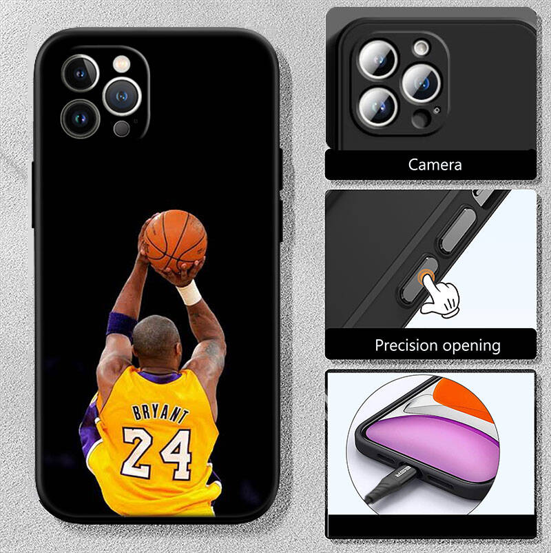 MH80 K-Kobe Basketball Star Case for Samsung A06 A35 A25 A24 A15 A05S A05 M55 M35 M15 A02 A12 A13 A10 A16 A20 A30 A22 A31 A32 A33 A42 A50