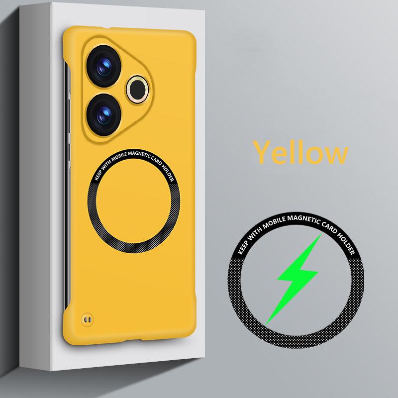 Cover Per Realme GT Neo 6 Con Supporto Magnetico E Funzione Stand – Antiurto, Nera, In TPU E PC