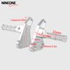Motorcycle Rearset Passenger Footrest Pedals Fold Rest Foot Pegs Pedal Steel For Honda Super Cub C125 JA48/JA58/JA71 2018-2025