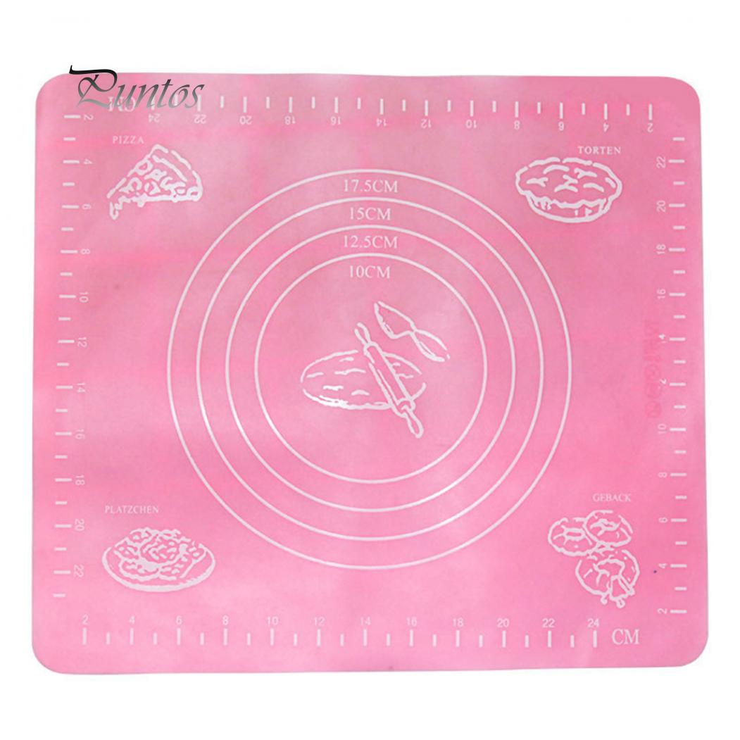 

Кухонный артефакт Весы Коврик для раскатывания теста Подложка для выпечки Подушечка для помадки Кулинарные принадлежности розовый