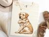 Labrador Retriever I Love Mom Shirt, Funny Lab Mothers Day Tattoo Tee, Dog Lover Gift