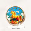 2026 Jahr des Pferdes Gedenkmünze Tierkreiszeichen Pferd Gold- und Silbermünze 2026 Neujahrs Souvenir 40mm Glückstier Pferd