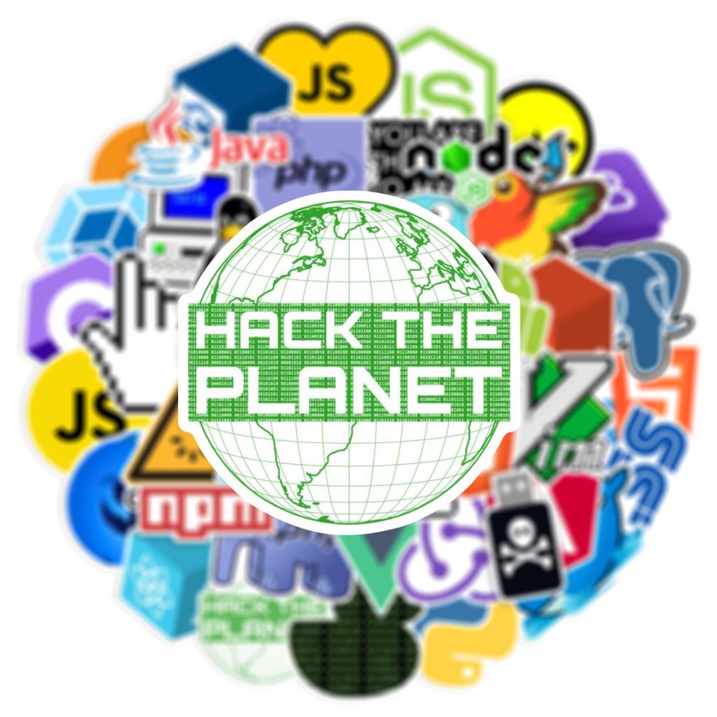 10/25/50 Pezzi Sticker Geek Programmatore Java Git Icone Graffiti per Skateboard Chitarra Laptop Telefono Bagaglio Borraccia Auto