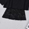 Autumn 2025 European & American Loose Cropped Elastic Round Neck Women's Two-Piece Top