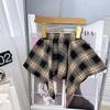 Girls' Trendy Summer Skirt & Sleeveless Top Set AXA585