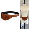 PU Women Waist Bag Wide Women Belt Bag Fashion Waistband  Dress Corsets