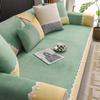 Corduroy Sofa Cover Four Seasons Universal Living Room Non-Slip Sofa Cushion Cover Velvet Full Cover Furniture Protection Cover