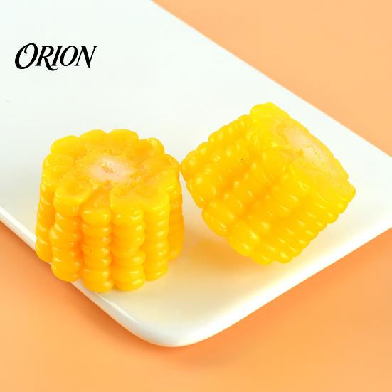 Simulated Vegetable Ornaments 6Pcs Artificial Corn Slices Set, Realistic Fake Props, Decor Creative for Farmhouse Kitchen Home Decoration Decorative