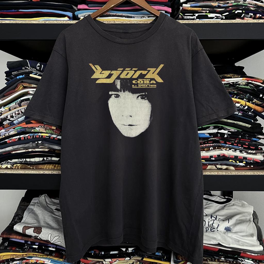 1995 Björk Tour Promo T-Shirt Schwarz S