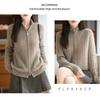 Niche Design Double Zipper Wool Cable Knit Cardigan - Vintage Style, Thick & Cozy for Fall/Winter