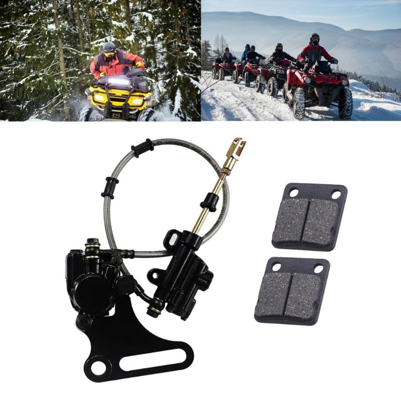 12mm Rear Disc Hydraulic Brake Assembly Caliper with Brake Pad Used for SDG SSR 107 110 125 BK12 Dirt Pit Bike Black