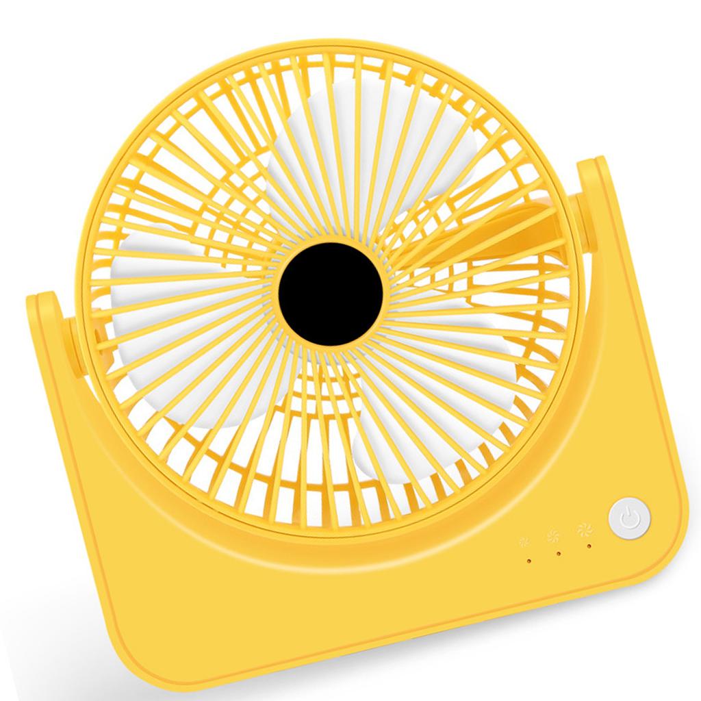 USB Small Desk Fan Quiet Operation Portable Mini Rechargeable Desktop Fan for Home Student