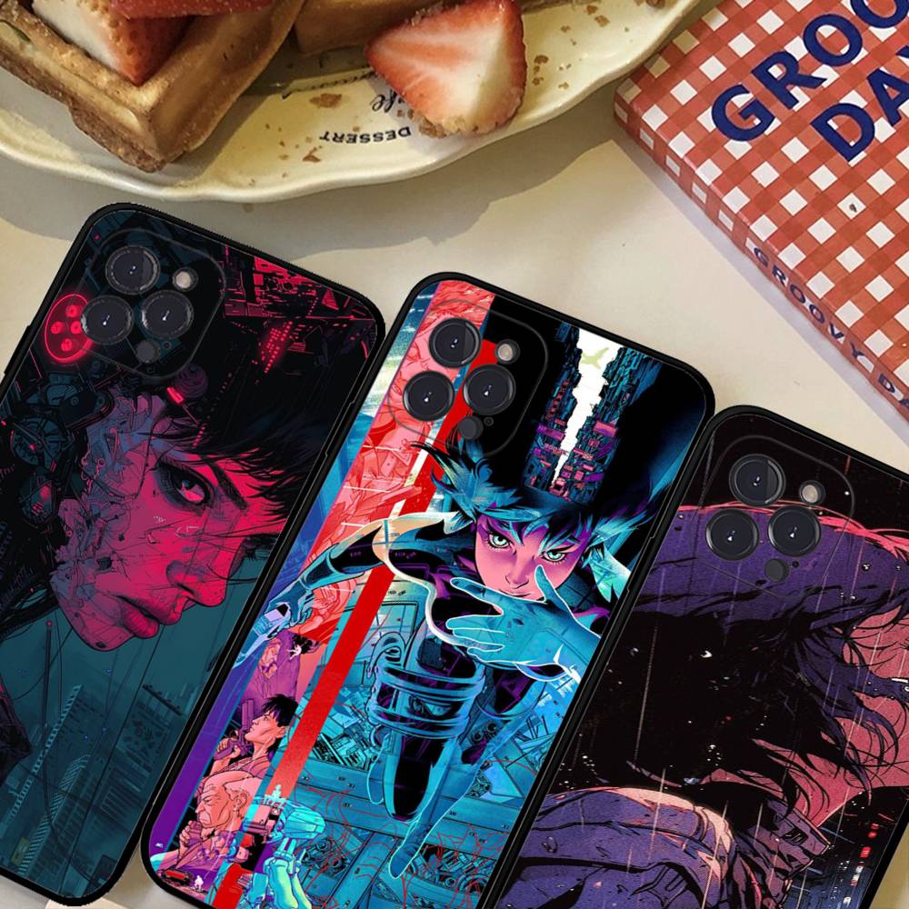 Anime G-ghost In The S-shell Cartoon Phone Case For IPhone 16 15 14 11 12 13 Mini Pro XS Max Cover 6 7 8 Plus X Funda Shell