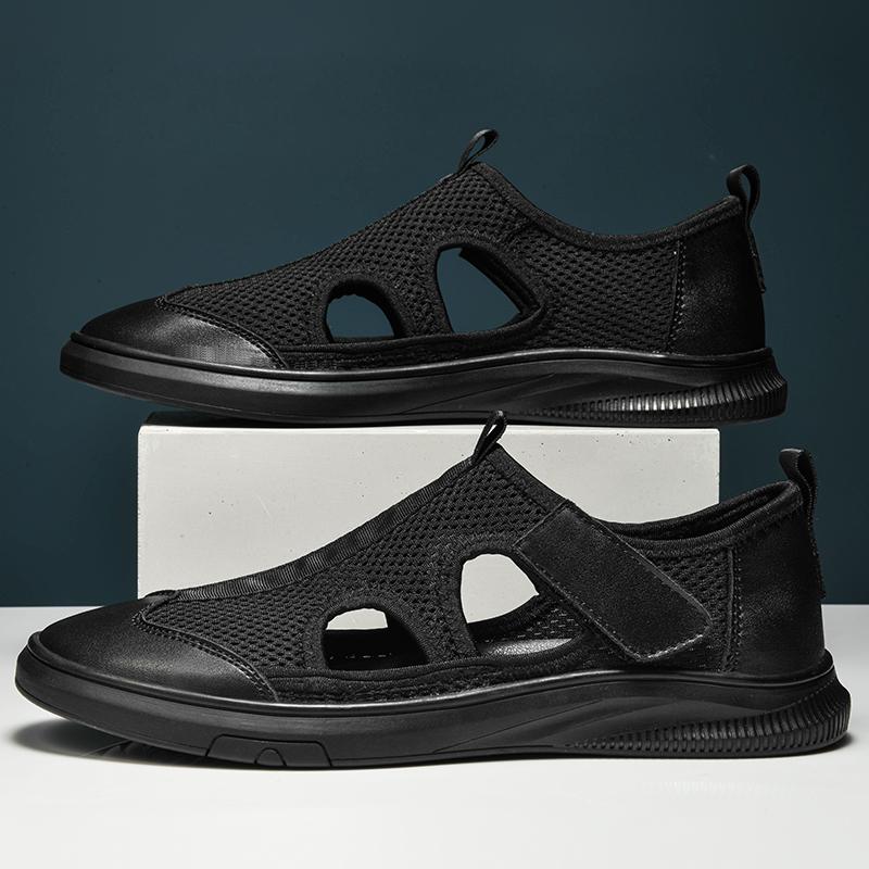 Fashion Lightweight Casual Shoes Fashionable Men's Flying Mesh Sneakers Outdoor Running Summer Sandals Man Breathable Wading Aqua Shoes