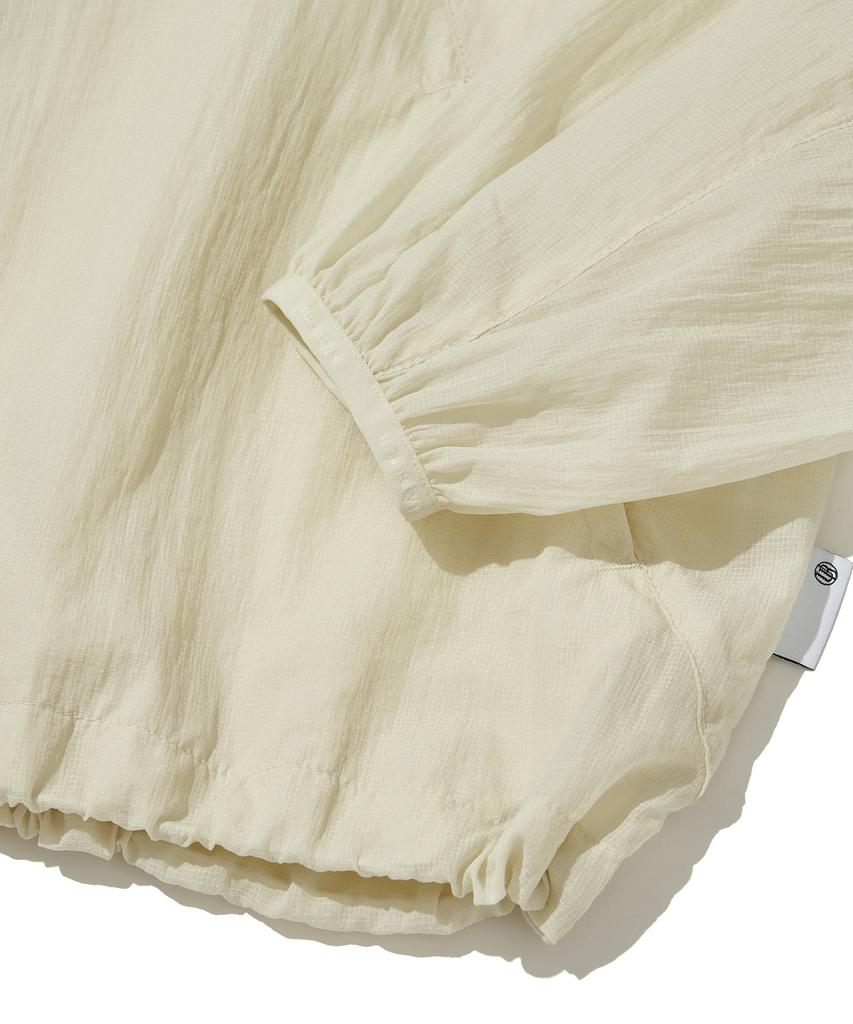 Urbandtype Airlight High-Neck Windbreaker_Cream