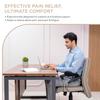 Gel Armrest Pads for Office & Gaming Chair, Premium Soft Gel Top with Memory Foam Base, Ergonomic Elbow Pillow