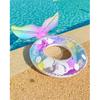 Inflatable Swim Ring With Dreamy Mermaid Designs For Swimming Water Activities