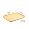 Plastic Tray Japanese Creative Wood Grain Pallet Rectangular Storage Tray Living Room Organizer Bread Plate Jewelry Storage