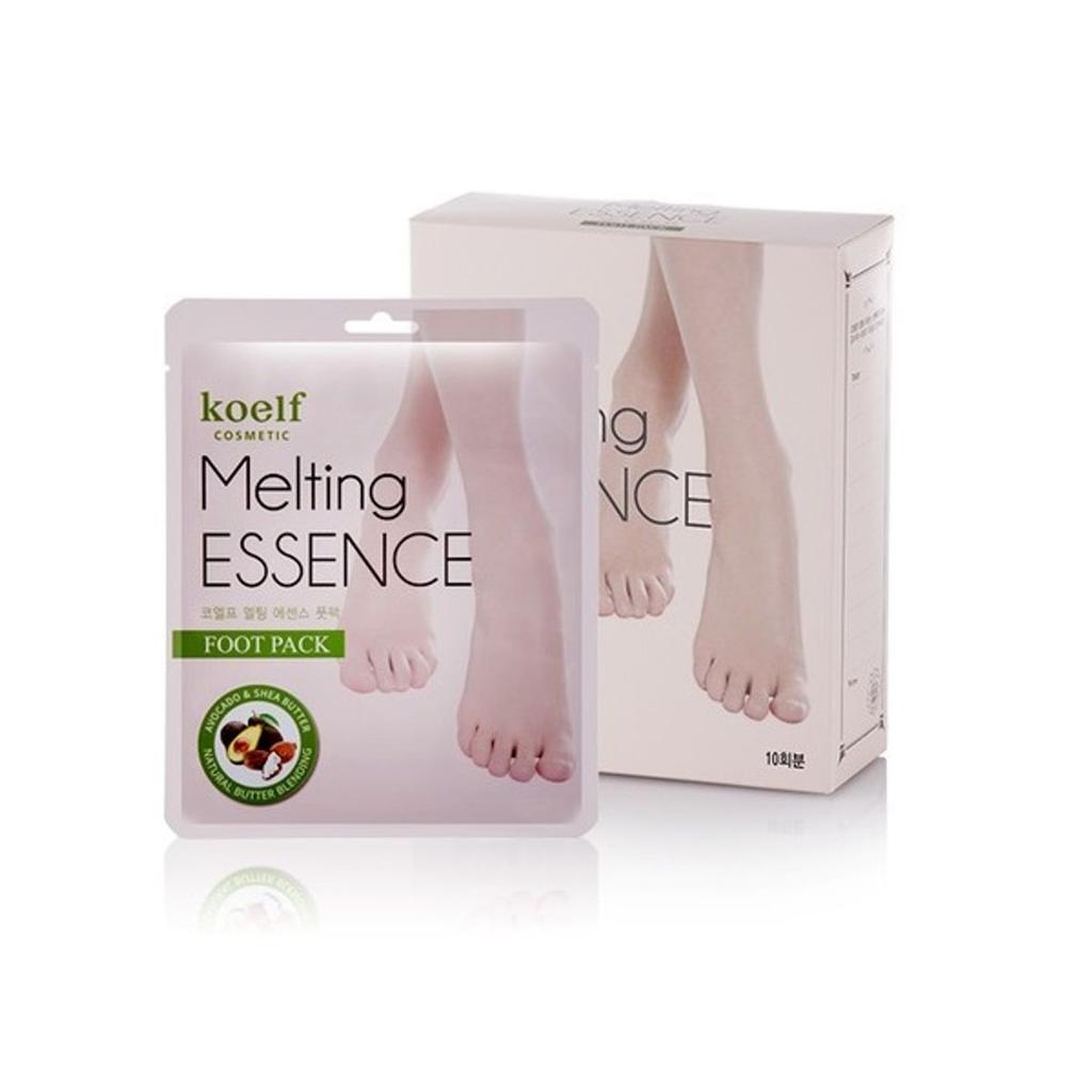 Máscara de Pés com Essência Derretida (10 pacotes)