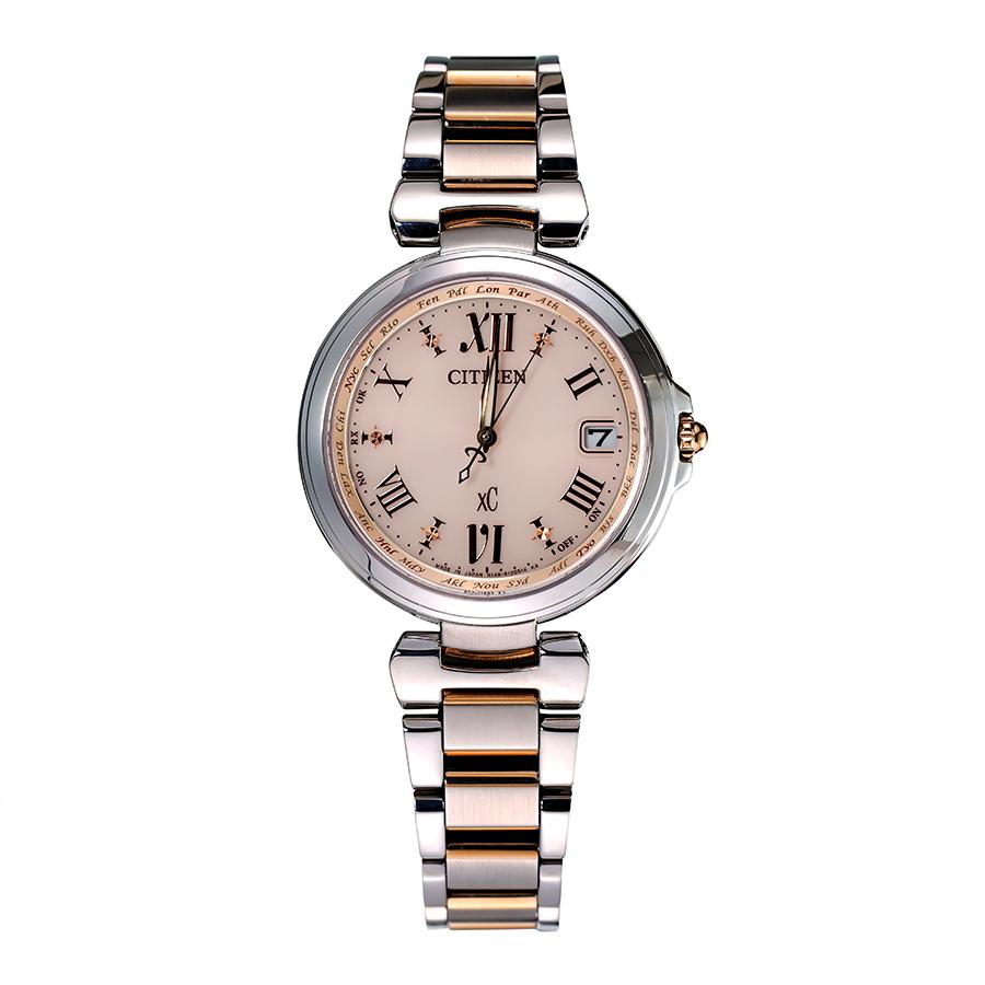 

Citizen Eco-Drive Radio-Controlled EC2004-54X Pink Dial Two-Tone 36mm Stainless Steel Women s Watch белый