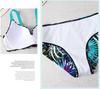 2024 European & American Floral Gathered Bikini Swimsuit