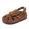 Youth style shoes Kids Retro Closed-Toe Slip-On Sandals Boys Girls Soft Rubber Sole Casual Shoes
