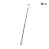 Stainless Steel Dual Heads Spatula Mixing Stick Foundation Mixing Make Up Tool