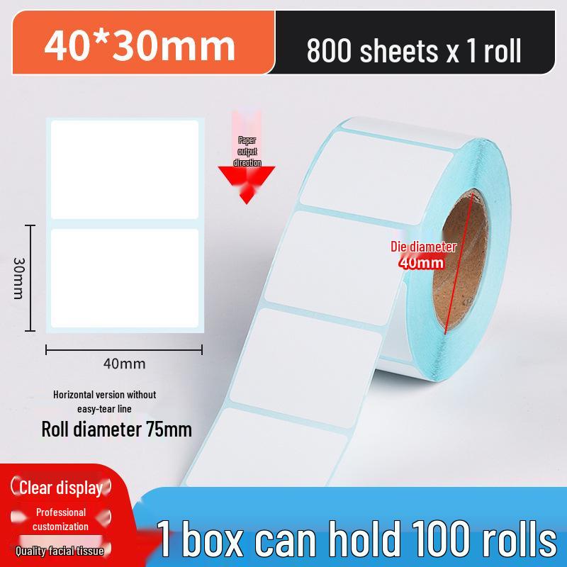 Durable Thermal Adhesive Barcode & Price Label Stickers