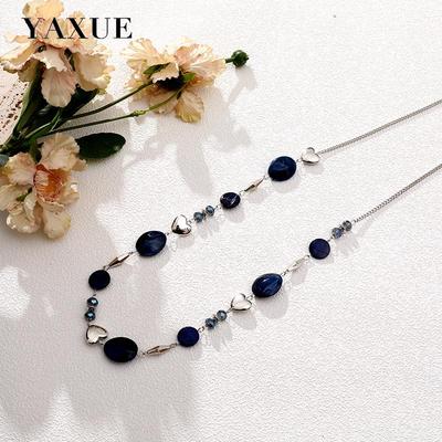 Trendy Geometric Heart-shaped Versatile Long Necklace - Women's Jewelry