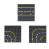Diy Highway Road Plate Bausteine ​​Ziegel Spielzeug kompatibel mit Duplo
