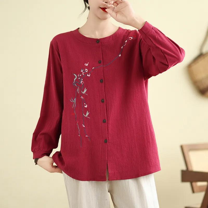 

Топы женские хлопковые летние футболки больших размеров с воротником-поло свободные напечатанные повседневные пуловеры футболки топы L красный